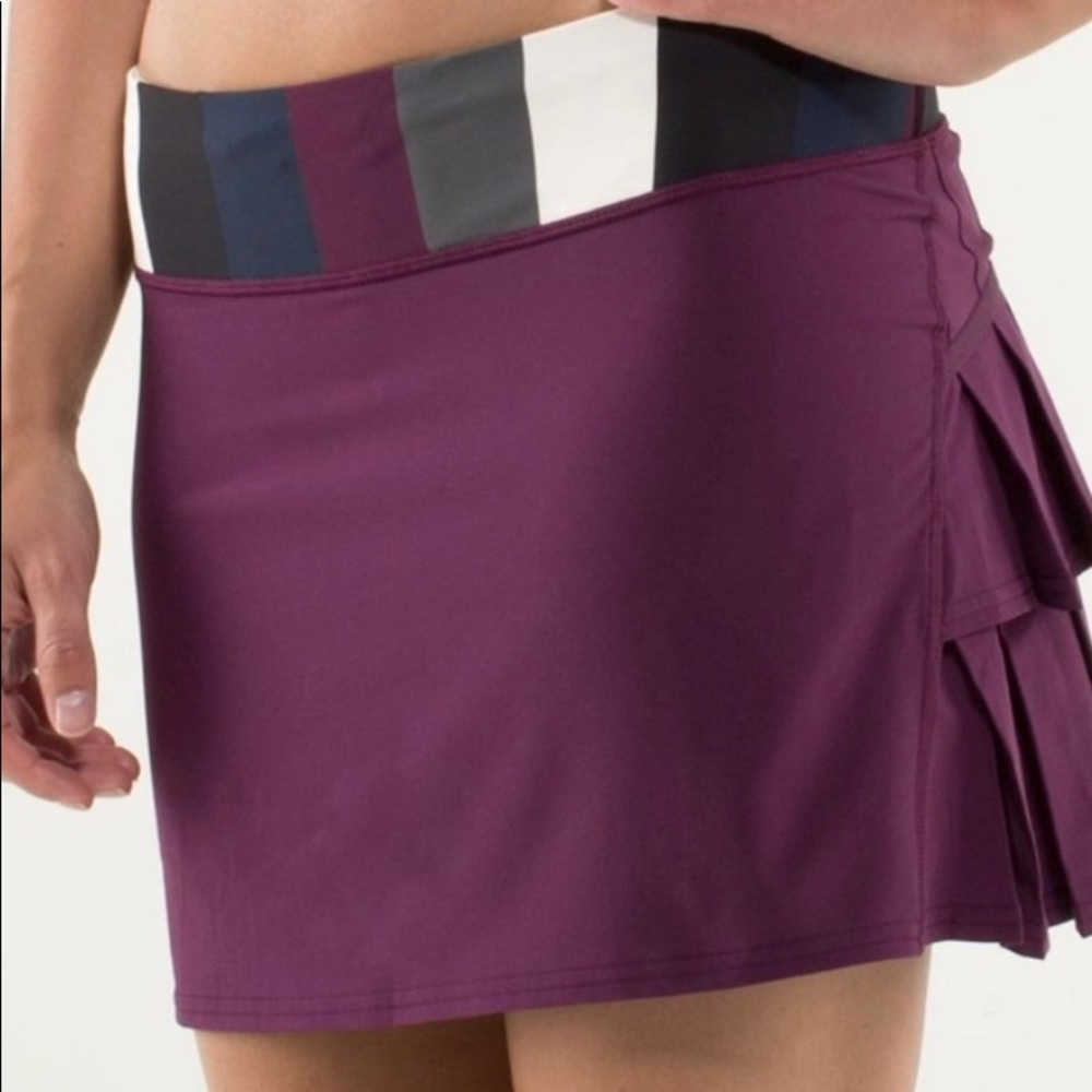 Maroon Lululemon Skirt-8 tall